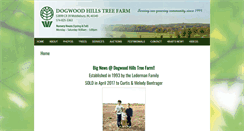 Desktop Screenshot of dogwoodhillstreefarm.com